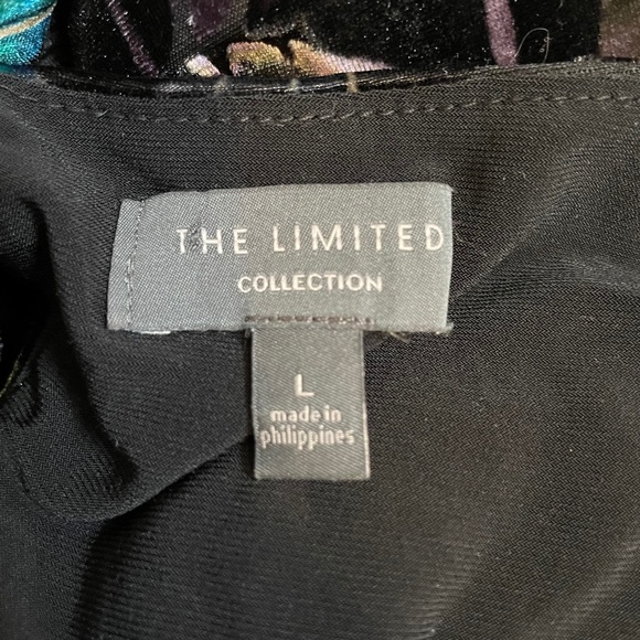 Tropical black burnt-out velvet The Limited Collection dress - Picture 11 of 14